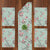 Blossoming Wings Digital Printed Matte Finish Table Runner Set of 5 DS207B