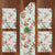 Blossoming Wings Digital Printed Matte Finish Table Runner Set of 5 DS207F
