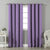 Jacquard Room Darkening Curtains in Heather Purple Set Of 2 - (P20)