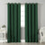 Jacquard Room Darkening Curtains in British Green Set Of 2 - (P213)