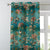 Elegant Floral Print Room Darkening Curtains Set Of 1pc  DS225A