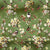 Blossoming Birds Floral Olive Wallpaper Swatch -(DS225G)