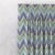 Zigzag Zest Geometric Space Blue Heavy Satin Room Darkening Curtains Set Of 1pc - (DS226D)