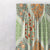 BloomBlock Floral Grass Green Heavy Satin Room Darkening Curtains Set Of 2 - (DS236B)