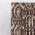 Basket of Petals Indie Hazelnut Brown Heavy Satin Room Darkening Curtains Set Of 1pc - (DS239B)