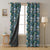 Angelic Garden Kids Greasy Green Heavy Satin Blackout curtains Set Of 2 - (DS241B)