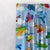 Aero Funland Kids Light Blue Heavy Satin Room Darkening Curtains Set Of 1pc - (DS245A)