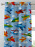 Aero Funland Kids Light Blue Heavy Satin Blackout curtains Set Of 1pc - (DS245A)