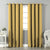 Jacquard Room Darkening Curtains in Warm Yellow Set Of 2 - (P245)