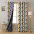 Tiny Hands Kids White Heavy Satin Blackout curtains Set Of 2 - (DS248A)