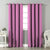 Jacquard Room Darkening Curtains in Rubellite Pink Set Of 2 - (P249)