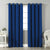 Jacquard Room Darkening Curtains in Yale Blue Set Of 2 - (P253)