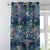 Elegant Floral Print Room Darkening Curtains Set Of 1pc  DS225H