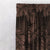 Tropical Palm Floral Chocolate Brown Heavy Satin Room Darkening Curtains Set Of 2 - (DS258E)