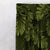 Tropical Palm Floral Olive Green Heavy Satin Blackout curtains Set Of 2 - (DS258F)