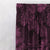 Tropical Palm Floral Rosewood Pink Heavy Satin Room Darkening Curtains Set Of 1pc - (DS258H)