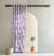 Lovely Lavender Floral Lavendar Heavy Satin Room Darkening Curtains Set Of 1pc - (DS260B)