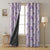 Lovely Lavender Floral Lavendar Heavy Satin Blackout curtains Set Of 2 - (DS260B)