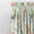 Lovely Lavender Floral Tea Green Heavy Satin Room Darkening Curtains Set Of 1pc - (DS260D)