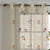 Elegant Floral Print Sheer Semi Transparent Curtain - Set Of 1pc -DS261B1