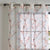 Elegant Floral Print Sheer Semi Transparent Curtain - Set Of 1pc -DS263A