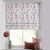 Cherry Charm Floral Pastel Red Satin Roman Blind (DS263E)