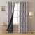 Cherry Charm Floral Pastel Red Heavy Satin Room Darkening Curtains Set Of 2 - (DS263E)