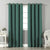 Jacquard Room Darkening Curtains in Wintergreen Dream Green Set Of 2 - (P267)