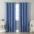 Jacquard Room Darkening Curtains in Cornflour Blue Set Of 2 - (P268)