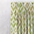 Chromatic Ikat Geometric Grass Green Heavy Satin Room Darkening Curtains Set Of 1pc - (DS276A)