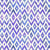 Chromatic Ikat Geometric Classic Blue Heavy Satin Room Darkening Curtains Set Of 2 - (DS276B)