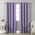 Jacquard Room Darkening Curtains in Fairy Tale Purple Set Of 2 - (P284)