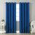 Jacquard Room Darkening Curtains in Whale Blue Set Of 2 - (P286)