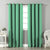 Jacquard Room Darkening Curtains in Carribean Green Set Of 2 - (P289)