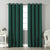 Jacquard Room Darkening Curtains in Brunswick Green Set Of 2 - (P300)