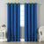 Jacquard Room Darkening Curtains in Denim Blue Set Of 2 - (P301)