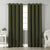 Jacquard Room Darkening Curtains in Basque Green Set Of 2 - (P306)