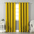 Jacquard Room Darkening Curtains in Pineapple Yellow Set Of 2 - (P310)