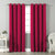 Jacquard Room Darkening Curtains in Beet Red Set Of 2 - (P314)