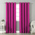 Jacquard Room Darkening Curtains in Neon Pink Set Of 2 - (P315)