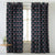 Elegent Indie Print Matt Finish Room Darkening Curtain Set of 2 MTDS318F