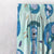 Sleepy Sloth Kids Mint Blue Heavy Satin Room Darkening Curtains Set Of 2 - (DS321C)