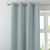 Jacquard Room Darkening Curtains in Powder Blue Set Of 2 - (P330)