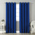 Jacquard Room Darkening Curtains in Duke Blue Set Of 2 - (P334)