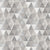 Petal Prism Geometric Dusty Grey Heavy Satin Blackout Curtains Set Of 2 - (DS339A)