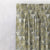 Petal Prism Geometric Dusty Olive Heavy Satin Room Darkening Curtains Set Of 1pc - (DS339C)