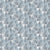 Petal Prism Geometric Dusty Blue Heavy Satin Blackout curtains Set Of 2 - (DS339D)