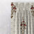 Mystical Meadows Floral Sand Beige Heavy Satin Blackout Curtains Set Of 2 - (DS343A)