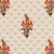 Mystical Meadows Floral Pastel-Orange Wallpaper Swatch -(DS343D)