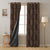 Majestic Butta Indie Maroon Heavy Satin Blackout curtains Set Of 2 - (DS344D)